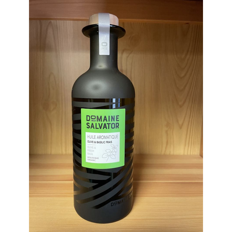 Huile d'olive et Basilic Frais BIO - 50cl