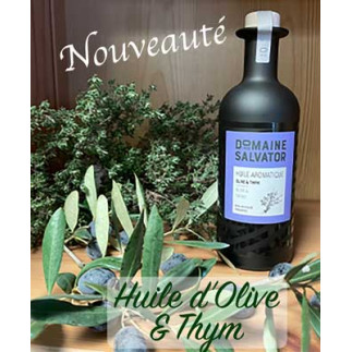 Huile d'olive et Thym BIO - 50cl