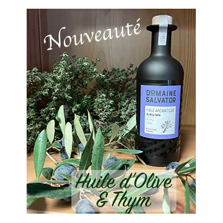 Huile d'olive et Thym BIO - 50cl