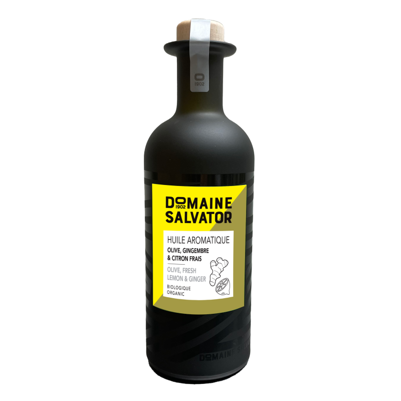 Huile d' Olive Citron et Gingembre  Bio - 20cl