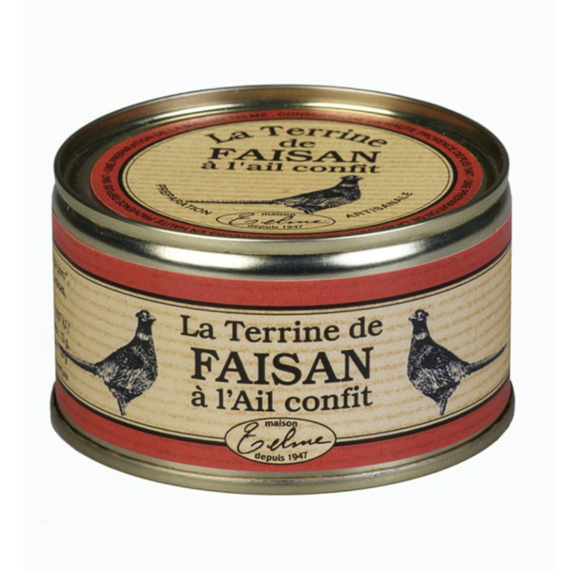 Terrine de faisan à l'ail confit 130g Terrine de faisan à l'ail confit 130g