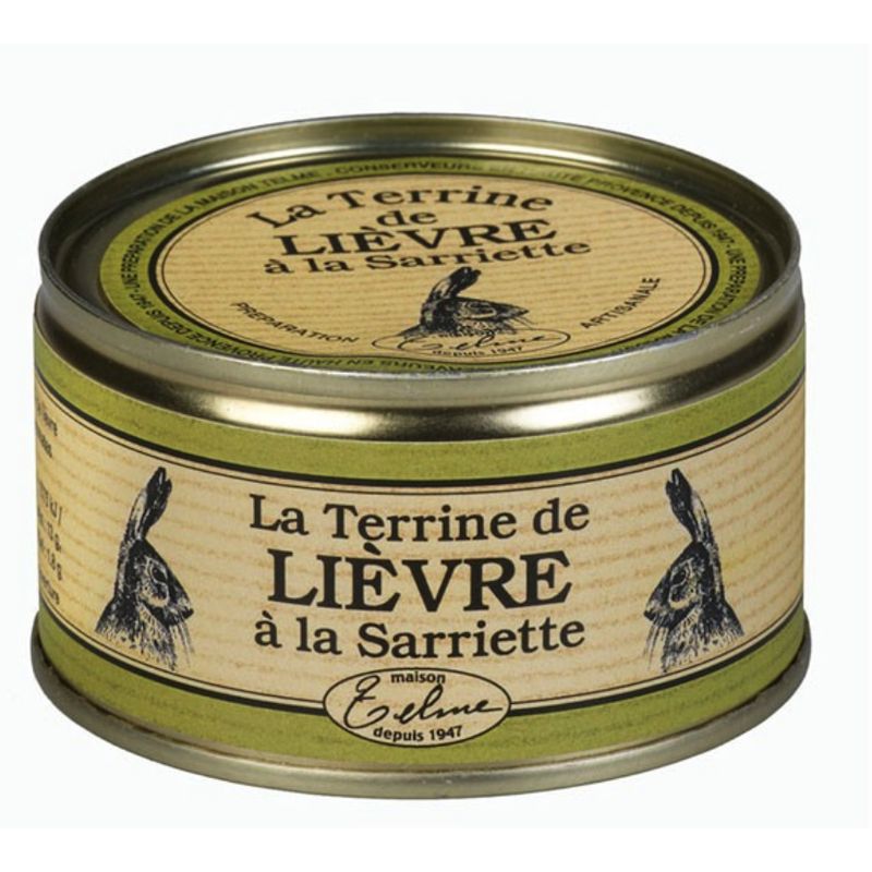Terrine de lièvre à la sarriette 130g Terrine de lièvre à la sarriette 130g