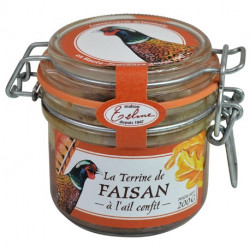 TERRINE DE FAISAN A L'AIL CONFIT 200G