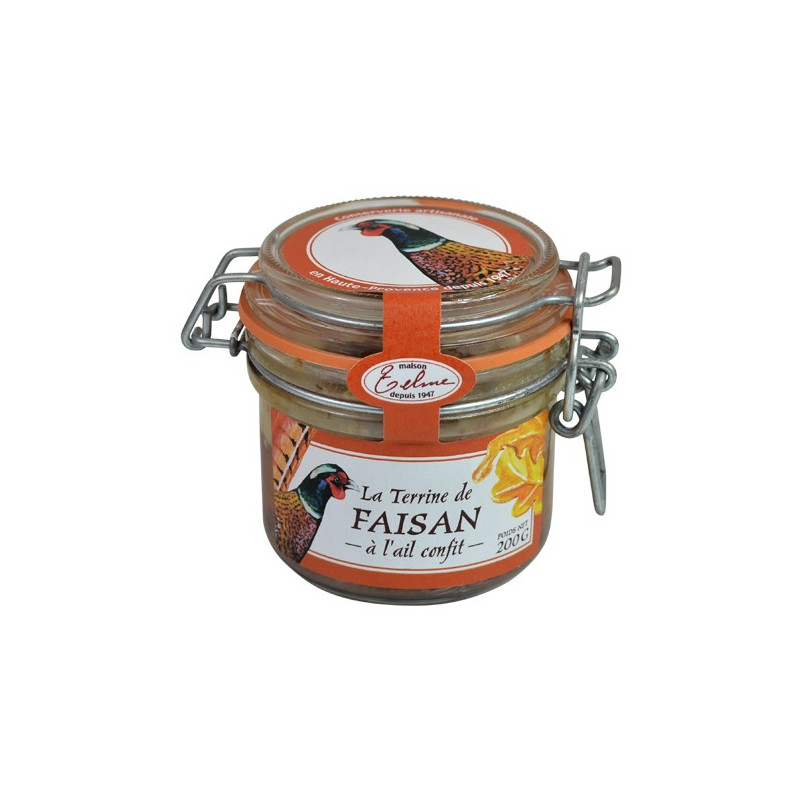 TERRINE DE FAISAN A L'AIL CONFIT 200G