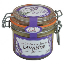 TERRINE WITH WILD LAVENDER FLOWER 200g