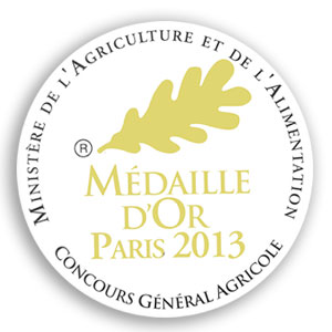 Médaille d’Or Huile d’Olive de France Fruité Noir 2013