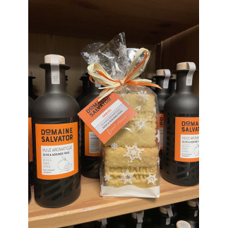 Shortbread with Olive & Citrus aromatic oil - 230g