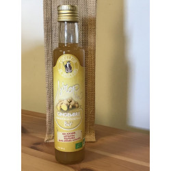 Organic artisanal syrup - Ginger 50cl