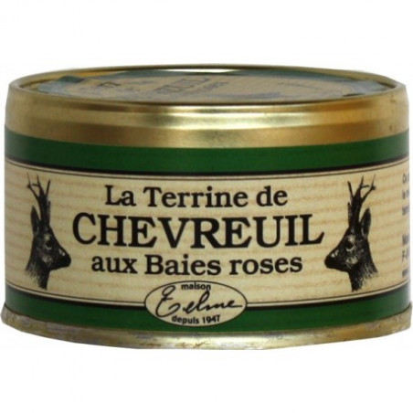 Terrine de chevreuil aux baies roses 130g