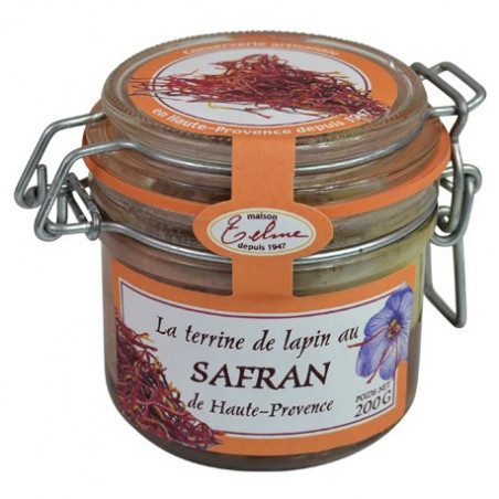 Rabbit terrine with saffron from Haute Provence 200g