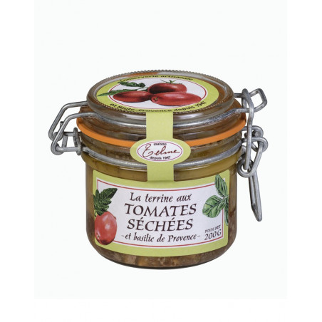 Terrine aux tomates séchées et basilic de Provence