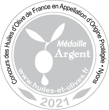 Huile d'olive AOP Médaille Argent 2021